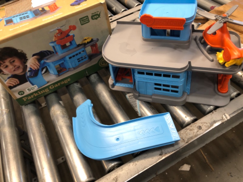 Photo 2 of **MISSING PARTS** Green Toys Parking Garage, CB - 5 Piece Pretend Play, Motor Skills, Kids Toy Vehicle Playset. No BPA, phthalates, PVC. Dishwasher Safe, Recycled Plastic, Made in USA.