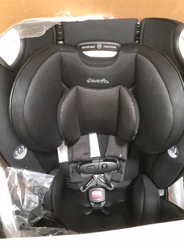 Photo 2 of Evenflo Gold Revolve360 Rotational All-in-1 Convertible Car Seat Swivel Car Seat Rotating Car Seat for All Ages Swivel Baby Car Seat Mode Changing 4120Lb Car Seat and Booster Car Seat, Onyx Onyx Black