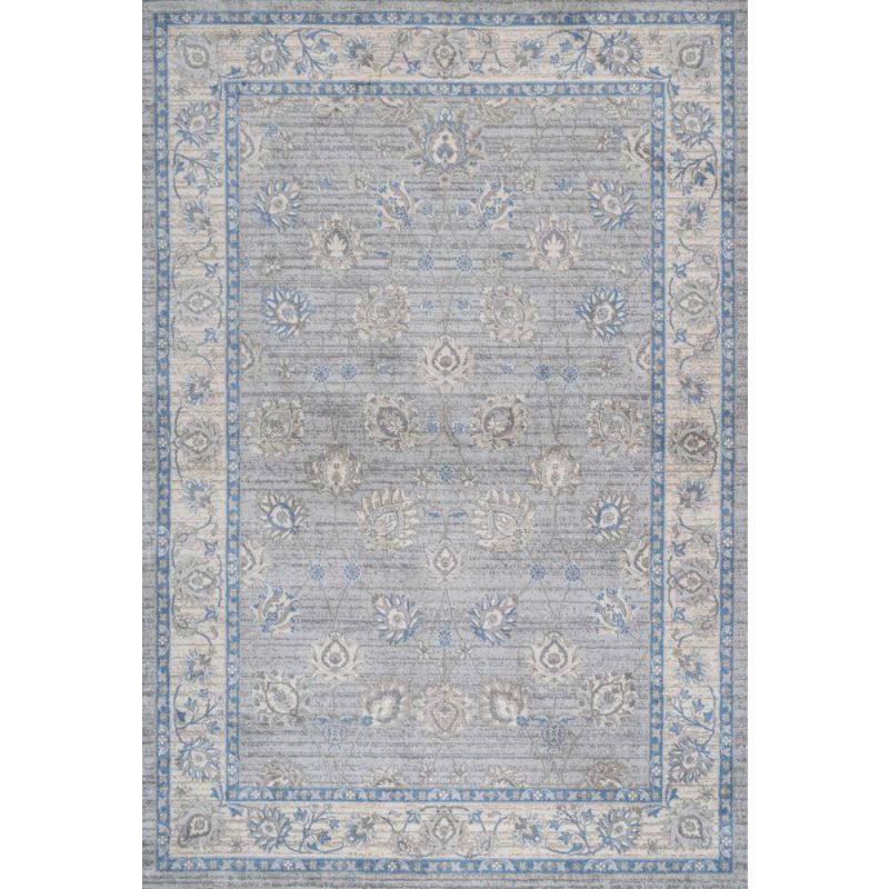 Photo 1 of 3 X 5 Modern Persian Vintage Moroccan Traditional Area Rug Gray/Blue - JONATHAN Y
