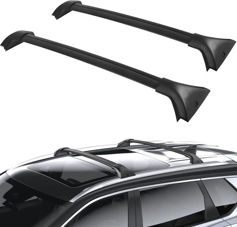 Photo 1 of **opened**
YITAMOTOR Roof Rack Cross Bars Compatible with 2021 2022 2023 Rogue, Rooftop Aluminum Crossbars Luggage Cargo Carrier Camping Gear Bag Bike
