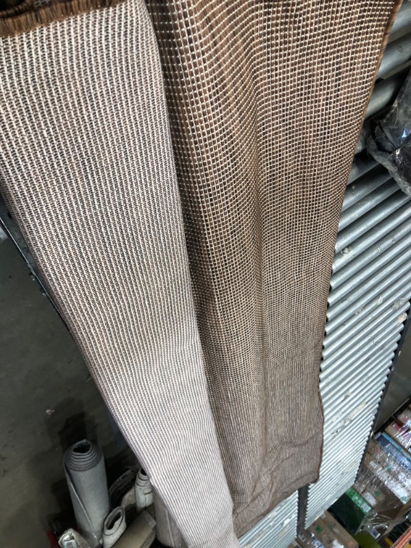 Photo 5 of **used, needs cleaning**
 Positano Natural 8' x 10' Area Rug, Modern, Solid, Indoor/Outdoor, Easy Cleaning, Non Shedding, Bed Room, Living Room, Deck, Backyard 8' x 10' Natural