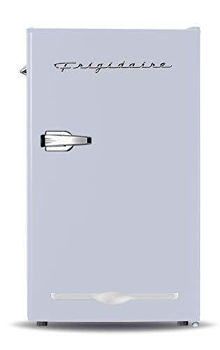 Photo 1 of FRIGIDAIRE EFR376-MOONBM RETRO BAR FRIDGE REFRIGERATOR WITH SIDE BOTTLE OPENER, 3.2 CU. FT, MOONBEAM
