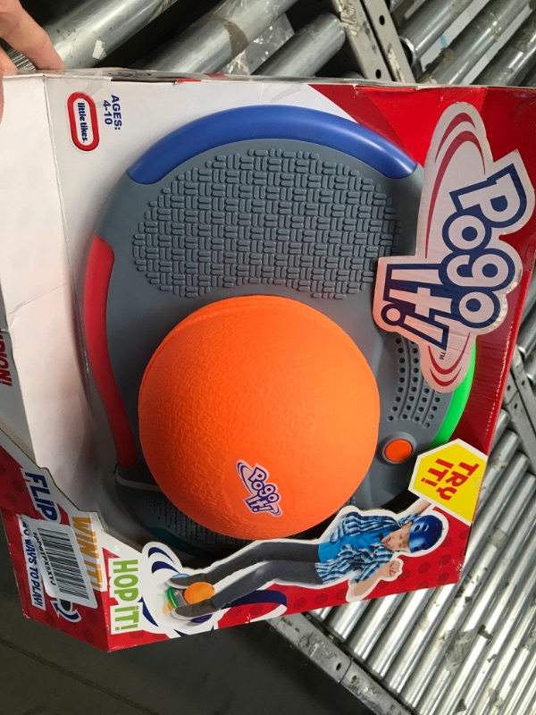 Photo 2 of **NEW**   Little Tikes Pogo It Toy Ball - Interactive Lights & Sounds Balancing Board for Kids - Jump, Spin, Bounce, Flip, Hop, Wobble Deck - Electronic Interactive Indoor Outdoor Gaming Age 4-10 Years Old