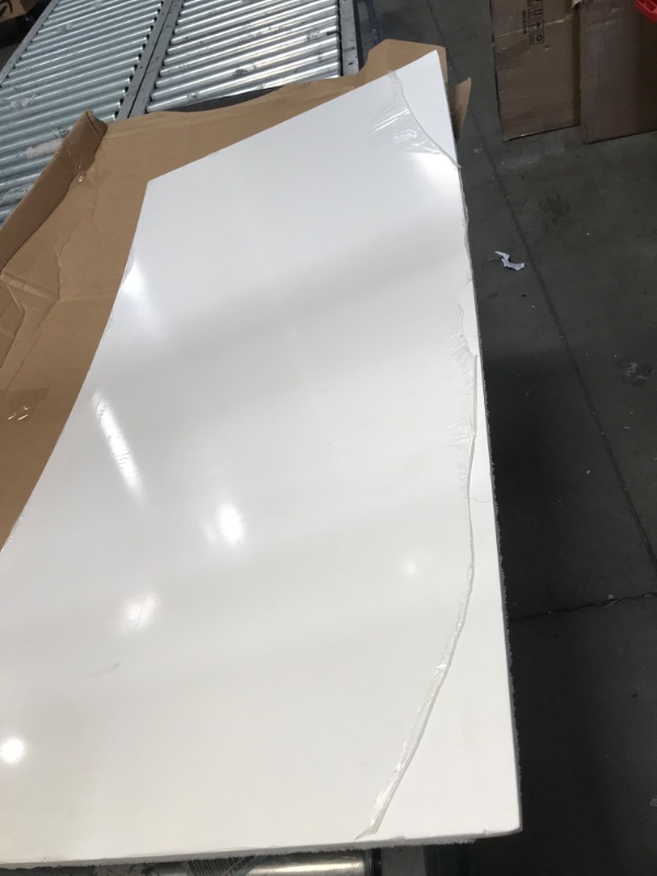 Photo 2 of **MINOR DAMAGE**  Expanded PVC Sheet – Lightweight Rigid Foam – 6mm (1/4 Inch) – 24 x 48 Inches – White – Ideal for Signage, Displays, and Digital/Screen Printing