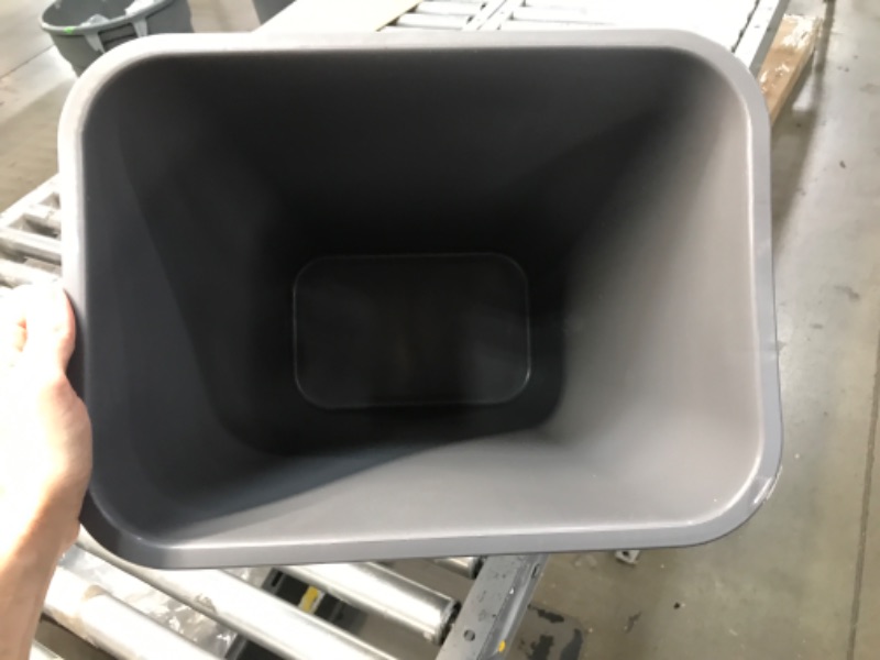 Photo 2 of **USED**  Grey Trash Can- no Lid