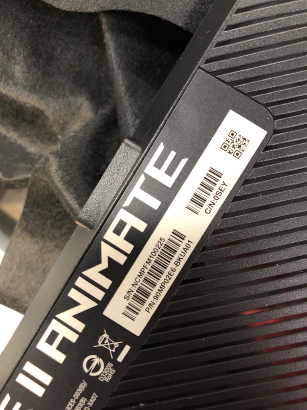 Photo 1 of ASUS ROG Strix Flare II Animate 100% RGB Gaming Keyboard - Hot-swappable, ROG NX Red Linear Switches, Customizable LED Display, PBT Keycaps, Acoustic Dampening Foam, Media Controls, Wrist Rest