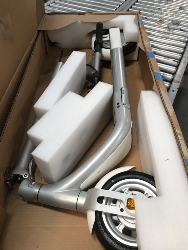 Photo 2 of (PARTS ONLY)Atomi Alpha Electric Scooter, 25 Miles Long Range, 19 Mph Speed, 650W, 9 inch Anti-Puncture Tires, Ambient Lights, Combination Lock, Smart App, Folding Portable Electric Kick Scooter for Adults
