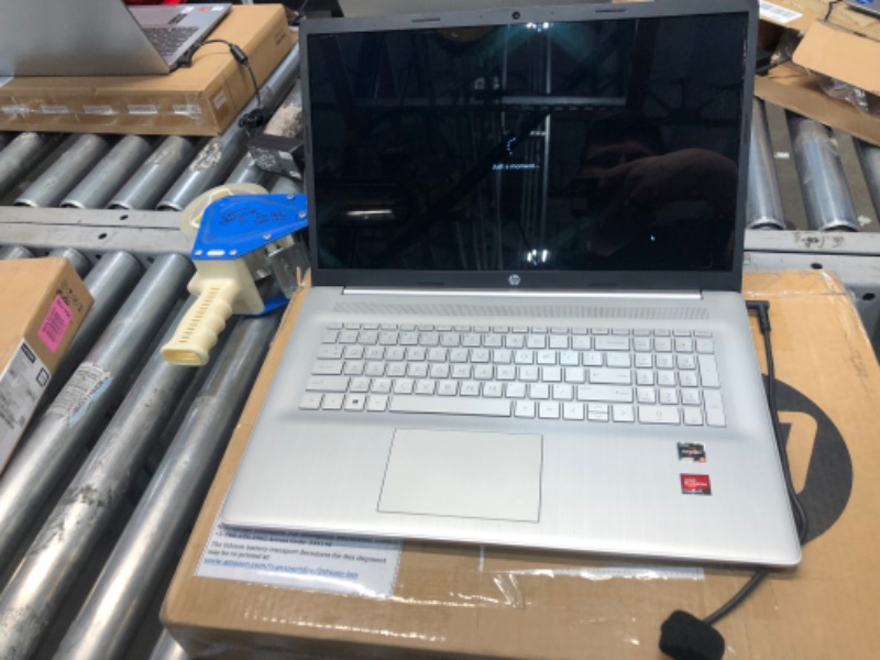 Photo 5 of HP Laptop 17-CP1035CL 17.3" HD Plus Touchscreen Display, AMD Ryzen 5 5625U, AMD Radeon Graphics, 12 GB DDR4 RAM, 1 TB HDD Storage, Windows 11 Home (Renewed)