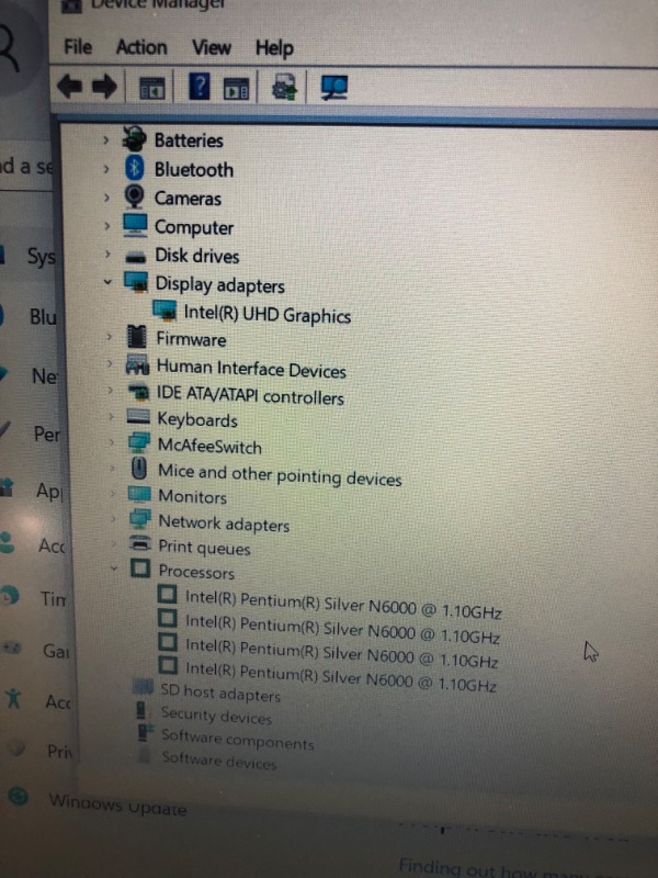 Photo 4 of Lenovo ideapad 1 15.6 FHD Laptop, Intel Pentium Sliver N6000 Processor, 4GB RAM, 128GB eMMC, 1-Year Mircrosoft Office 365, Windows 11 Home in S Mode - 82LX0050US