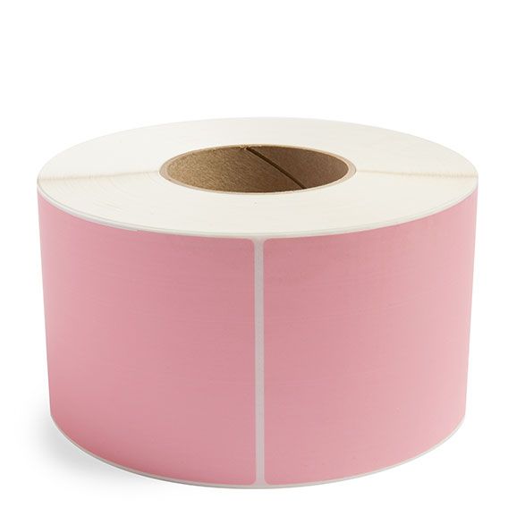 Photo 1 of 4" x 6" Pink - Thermal Transfer Labels - 3" Core
BOX OF 4 ROLLS 1000/ROLL