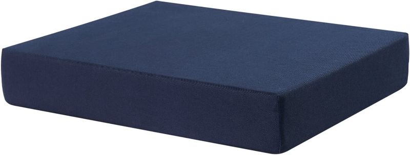 Photo 1 of Sammons Preston Wheelchair Foam Cushion, 16" x 16" x 2", Wheelchair Accessory, Comfortable Seat Pad with Removable Washable Cover, Foam Support Pad, Lower Back, Tailbone, and Sciatica Pain Relief
