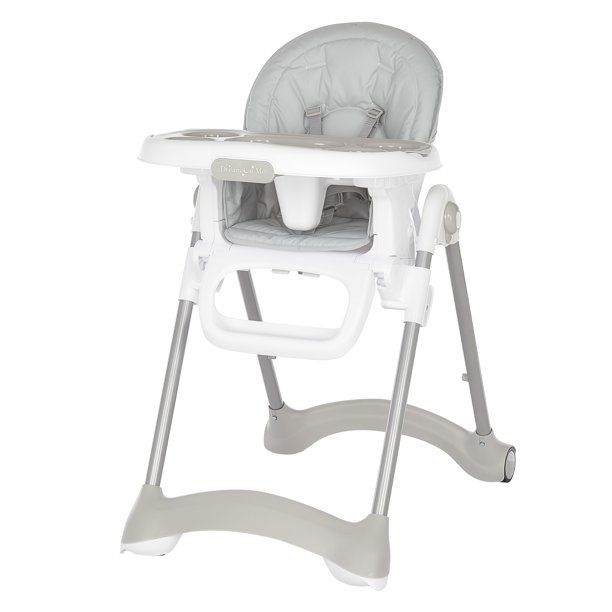 Photo 1 of Dream On Me Solid Times High chair, Compact & Sleek High Chair, Multiple Recline and Height Positions, Lightweight Portable Highchair In Gray
