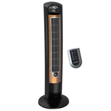 Photo 1 of (Parts only)Lasko 42 Wind Curve 3-Speed Tower Fan with Fresh Air Ionizer and Remote T42950 Black/Woodgrain
