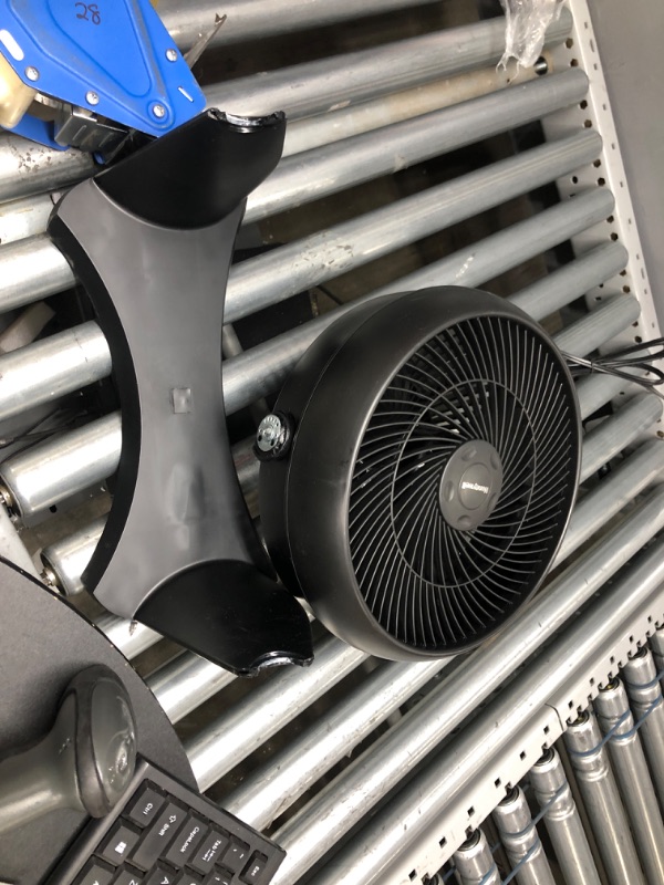 Photo 1 of 12 in. 3 Speed Whole Room Circulator Floor Fan