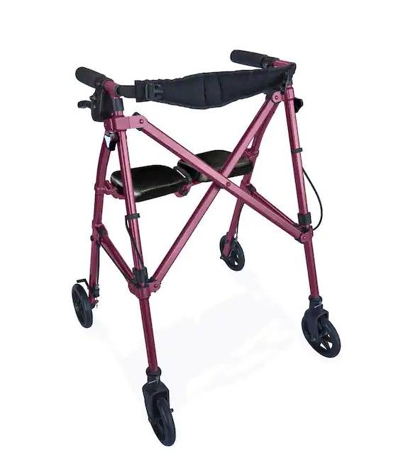 Photo 1 of Able Life Space Saver Rollator - Regal Rose