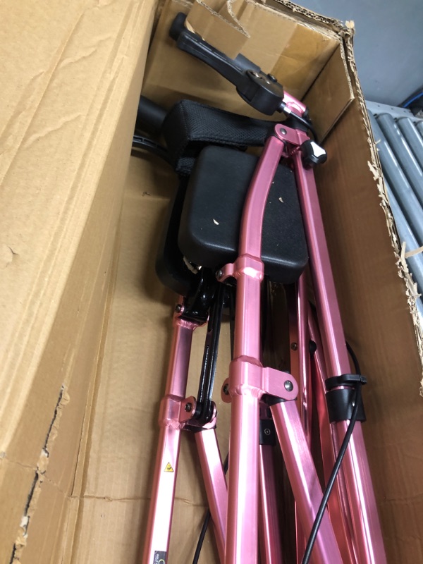 Photo 2 of Able Life Space Saver Rollator - Regal Rose