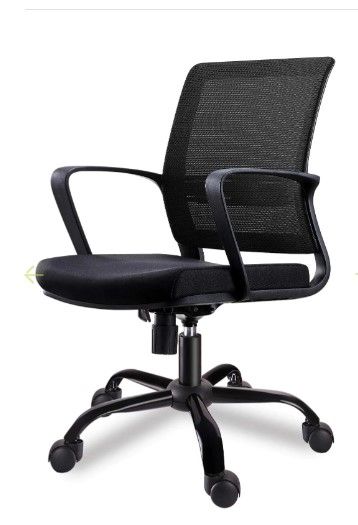 Photo 1 of Smugdesk Mid-Back Ergonomic Task Chair With Wrmrest 1839-Black