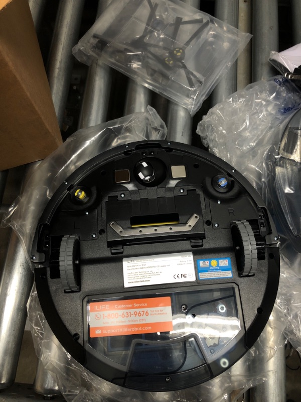 Photo 1 of ILIFE V8s Robot Vacuum and Mop Combo, Big 750ml Dustbin, Enhanced Suction Inlet, Zigzag Cleaning Path, LCD Display, Schedule, Self-Charging Robot Vacuum Cleaner, Ideal for Hard Floor and Pet Hair.
