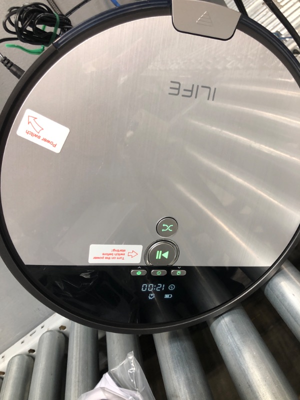 Photo 1 of ILIFE V8s Robot Vacuum and Mop Combo, Big 750ml Dustbin, Enhanced Suction Inlet, Zigzag Cleaning Path, LCD Display, Schedule, Self-Charging Robot Vacuum Cleaner, Ideal for Hard Floor and Pet Hair.
