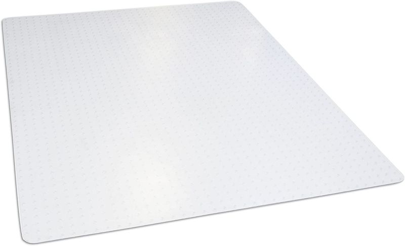 Photo 1 of Dimex 46 in. x 60 in. Clear Rectangle Office Chair Mat for Low Pile Carpet