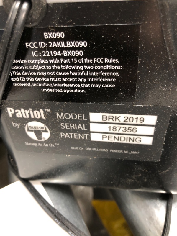 Photo 5 of ***PARTS ONLY*** Blue Ox -Brk2019/Brake System, Patriot 3