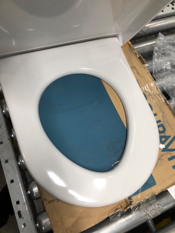 Photo 1 of **OPENED**
Duravit Starck 3 Toilet Seat and Cover, 0063320000,White Alpin,Small
