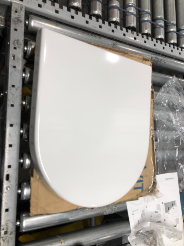 Photo 2 of **OPENED**
Duravit Starck 3 Toilet Seat and Cover, 0063320000,White Alpin,Small

