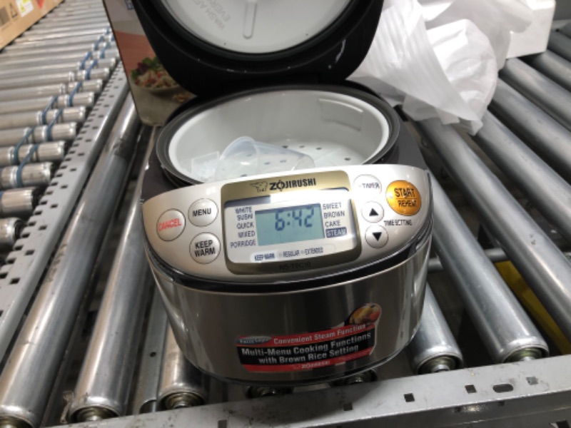 Photo 1 of Zojirushi NS-TSC10 5-1/2-Cup (Uncooked) Micom Rice Cooker and Warmer, 1.0-Liter
