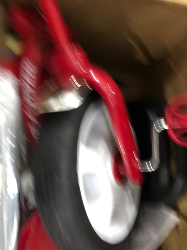Photo 2 of **OPENED**
Radio Flyer Big Red Classic Tricycle, Toddler Trike, Tricycle for Toddlers Age 2.5-5, Toddler Bike
