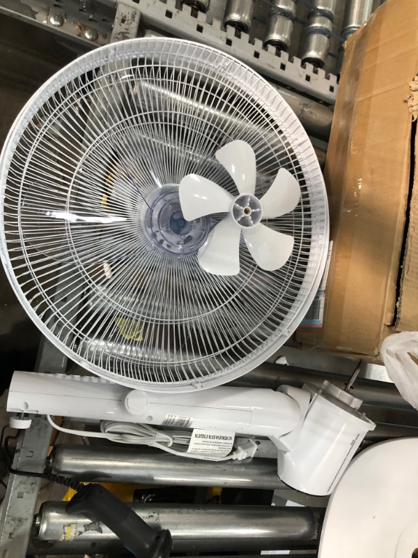 Photo 5 of **used**
Amazon Basics Oscillating Dual Blade Standing Pedestal Fan with Remote - Quiet DC Motor, 16-Inch
