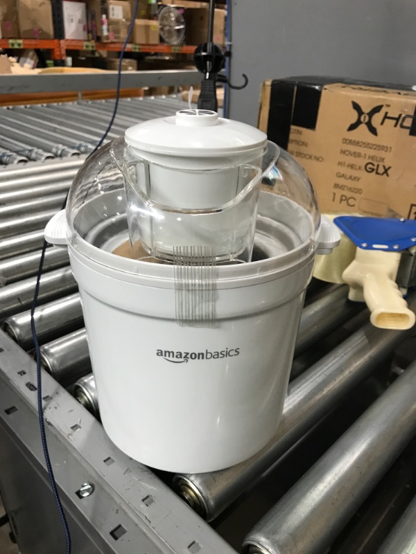 Photo 2 of Amazon Basics 1.5 Quart Automatic Homemade Ice Cream Maker
