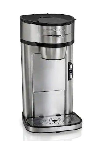 Photo 1 of The Scoop 1. 75-Cup Stainless Steel Coffee Maker
