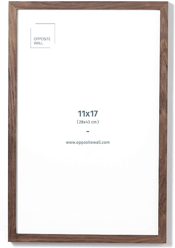 Photo 1 of (11x17 in | 28x43 cm) Dark Oak Solid Oak Wood Picture Frame Poster Frame Wall Photo Frame
