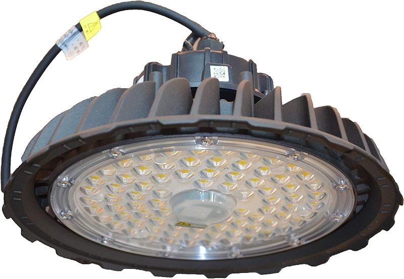 Photo 1 of UFO Led High Bay Lights 150W 5000K 24000LM IP65 Waterproof, HID Replacement, Non-Dimmable, Hook Mount for Warehouse,ETL DLC
