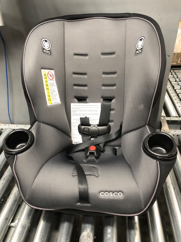 Photo 2 of Cosco Onlook 2-in-1 Convertible Car Seat, Rear-Facing 5-40 pounds and Forward-Facing 22-40 pounds and up to 43 inches, Black Arrows
