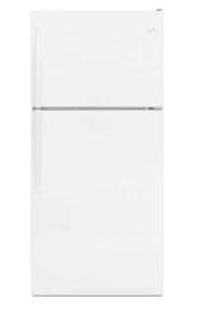 Photo 1 of Whirlpool 18.2-cu ft Top-Freezer Refrigerator (White)

