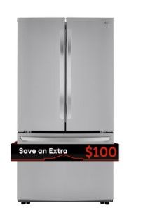 Photo 1 of LG Cooling Door+ 28.7-cu ft French Door Refrigerator with Ice Maker (Stainless Steel) ENERGY STAR
