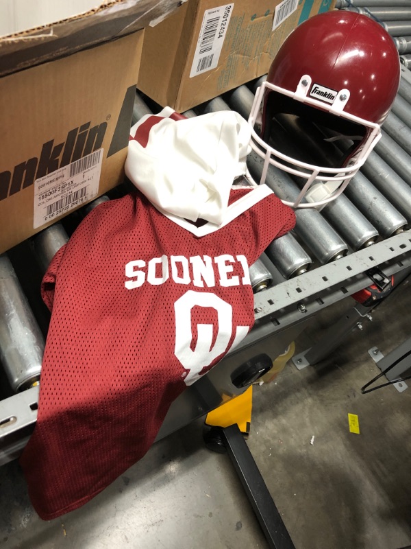 Photo 2 of Ncaa  Oklahoma Sooners Kids/youth Football Helmet and Uniform Set