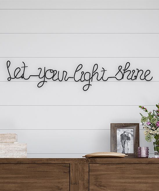 Photo 1 of 'Let Your Light Shine' Wall Sign
