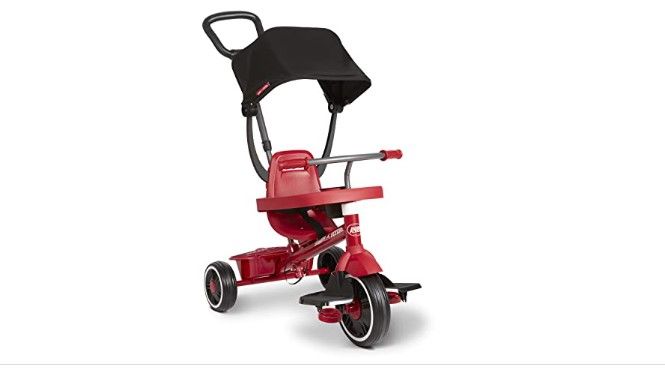 Photo 1 of ***PARTS ONLY*** Radio Flyer Pedal & Push 4-in-1 Stroll ' N Trike®, Red, for Toddlers Ages 1-5 (Amazon Exclusive)
