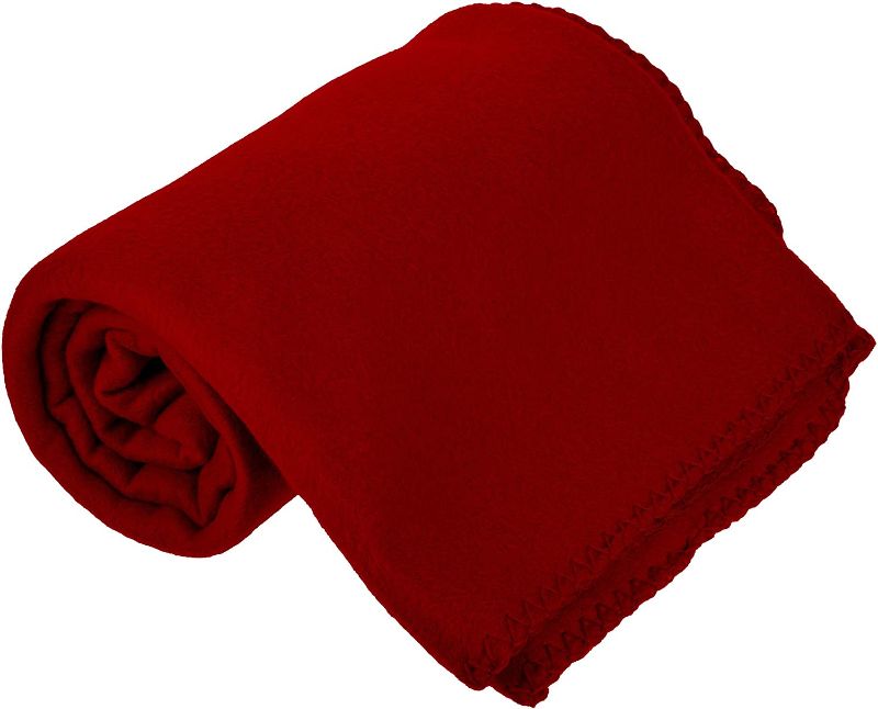 Photo 1 of 2 pack (red)
Imperial Home 50x60 Soft Bulk Fleece Throw Blankets, Throw Blanket for Couch, Travel, Bed, Any Room, Fleece Travel Blanket, Lightweight Blanket, Fall Blankets & Throws, Cozy Blanket, 
