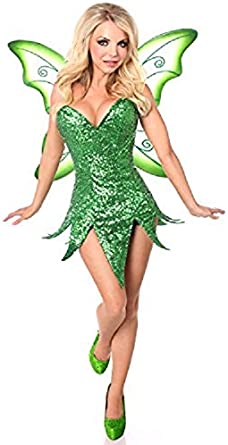 Photo 1 of Daisy Corsets Top Drawer Premium Green Sequin Fairy Corset Dress Costume
