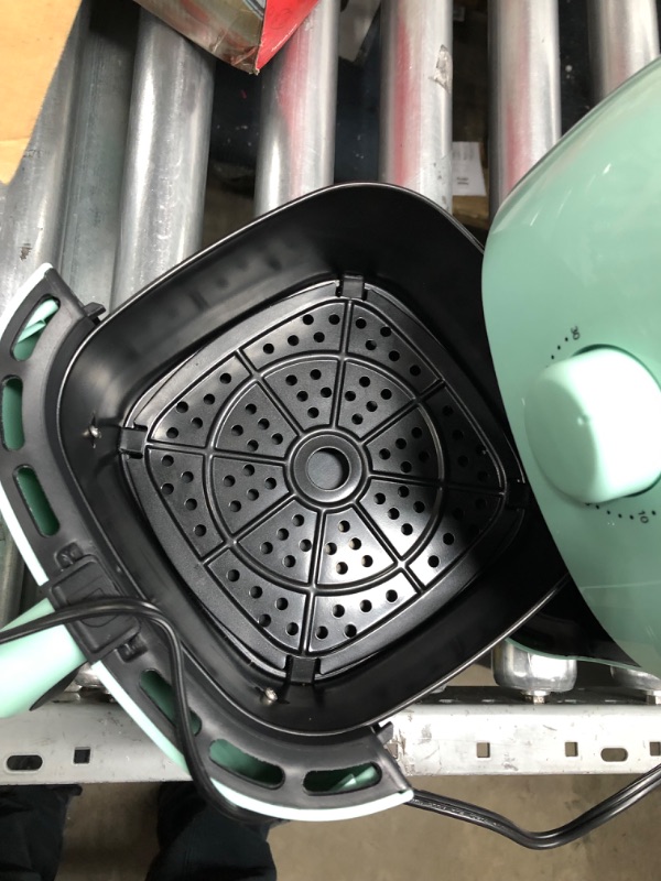 Photo 1 of *opened*
Dash Tasti Crisp Electric Air Fryer + Oven Cooker with Temperature Control, Non-stick Fry Basket, Recipe Guide + Auto Shut Off Feature, 1000-Watt, 2.6 Quart - Aqua