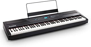 Photo 1 of Alesis Recital Pro - 88 Key Digital Piano Keyboard with Hammer Action Weighted Keys, 2x20W Speakers, 12 Voices, Record and Lesson Mode, FX and Display
