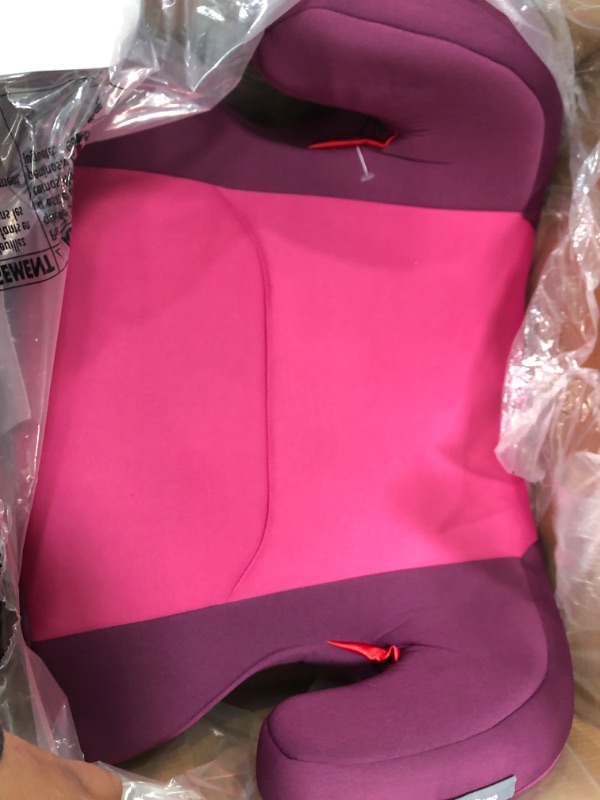 Photo 2 of Diono Solana 2 No Latch, XL Lightweight Backless Belt-Positioning Booster Car Seat, 8 Years 1 Booster Seat, Pink NEW! Vehicle Belt Connect Single Pink