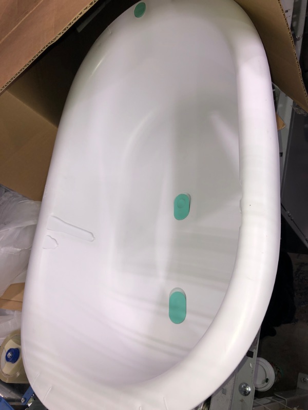 Photo 2 of 4-in-1 Grow-with-Me Bath Tub by Frida Baby Transforms Infant Bathtub to Toddler Bath Seat with Backrest for Assisted Sitting in Tub
