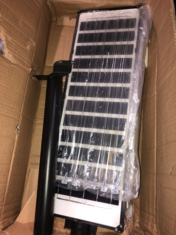 Photo 2 of ZHMA 300W Solar Street Light,Dusk to Dawn with Motion Sensor Solar Pole Lights for Streets, Square, Terraces, Parking Lot Solar Outdoor Lights 300.0