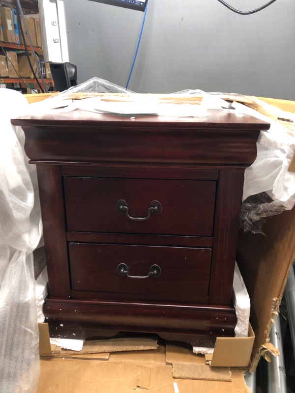 Photo 2 of ACME Furniture Louis Philippe Nightstand, Cherry, One Size