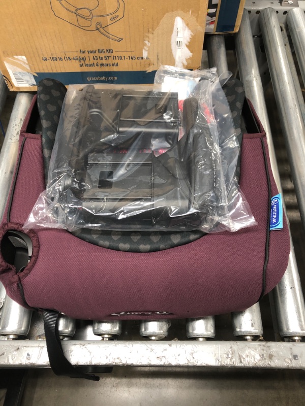 Photo 2 of Graco® TurboBooster® LX Backless Booster with Affix Latch | Backless Booster Seat for Big Kids Transitioning to Vehicle Seat Belt, Kass
