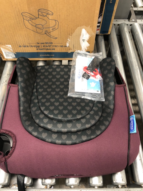 Photo 3 of Graco® TurboBooster® LX Backless Booster with Affix Latch | Backless Booster Seat for Big Kids Transitioning to Vehicle Seat Belt, Kass
